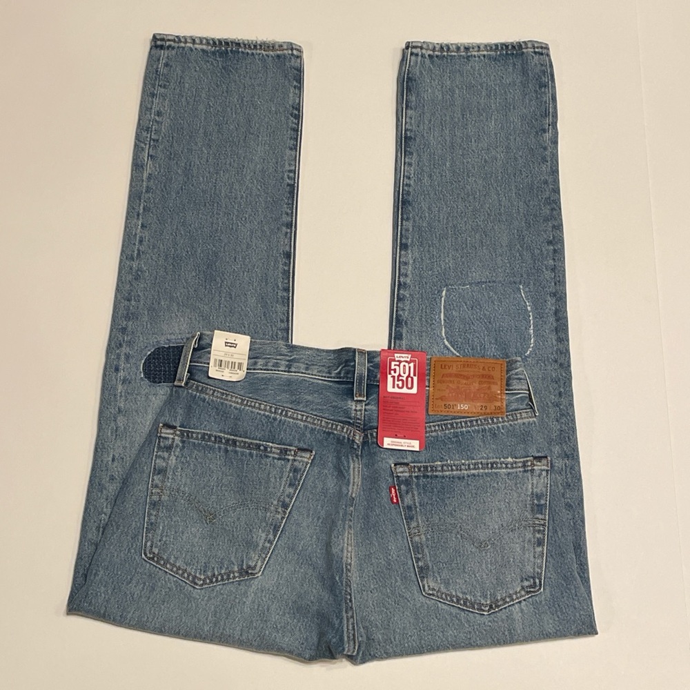 LEVI’S 150th ANNIVERSARY 501 ORIGINAL FIT PATCHWORK JEANS (29X30)